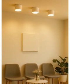 Spot LED 10W/230V, 3000/4000/6400K, Ø 12 cm, alb