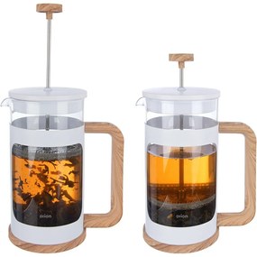 Orion Ceainic din sticlă/french press Whiteline 1l, 1 l