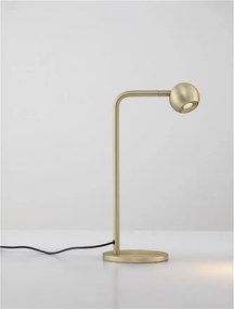 Lampa de masa cu spot LED SFERA aurie