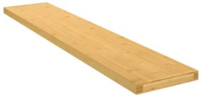 vidaXL Raft de perete, 100x20x2,5 cm, bambus