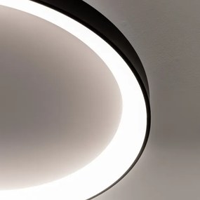 Brilagi FALCON II - Corp LED dimabil, 108W, 230V, 3000-6500K, Ø 80 cm, negru + telecomandă