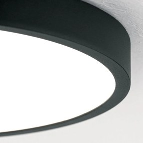 Mini Plafoniera LED design slim BULLY D-14cm negru