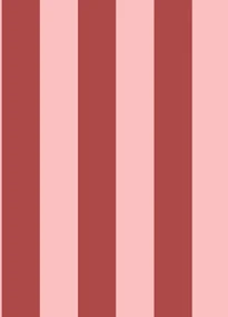 Tapet Happy Stripes, Raspberry, Rebel Walls