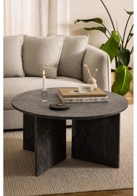 Măsuță de cafea gri rotundă din marmură ø 90 cm Vega – Actona