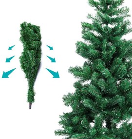 Brad artificial Nordmann cu suport metalic-210 cm