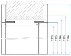 Ramă decorativă stejar natural 75/ 9,5-11,5 dreapta