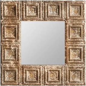 Oglinda patrata din MDF si fier 60x60 cm Milvignes Vical Home