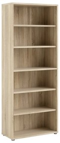 Bibliotecă modulară cu aspect de lemn de stejar 89x222 cm Prima – Tvilum