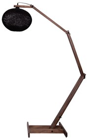 Lampa De Podea Olym Negru-Maro 30x160 cm