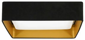 Brilagi - Plafonieră LED VELVET SQUARE LED/24W/230V neagră