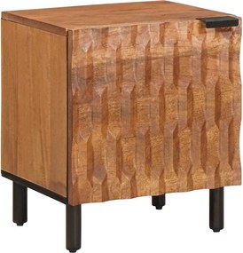 vidaXL Dulap de noapte Maro 40 x 33 x 46 cm Lemn de mango solid