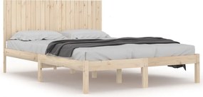 vidaXL Cadru de pat fără saltea, 200x200 cm, lemn masiv pin