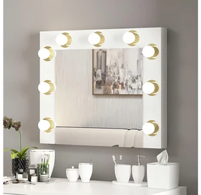 Oglindă cosmetică Kanabo (alb) . 1094095