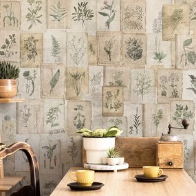 Tapet Vintage Herbarium, VLAdiLA