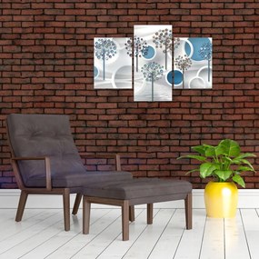 Tablou abstarcției artistice (90x60 cm)