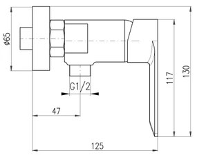 Baterie de duș RAV Slezák NL181.5ZRK NIL, finisaj aur roz periat