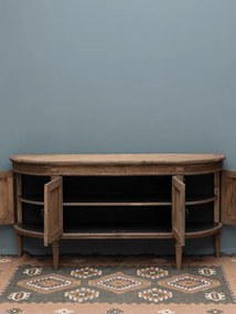 Bufet din lemn masiv de mango cu 4 uși, „Beaussant”