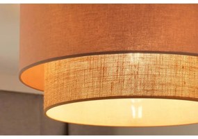 Plafonieră Duolla BOHO 1xE27/15W/230V d. 45 cm bej/maro