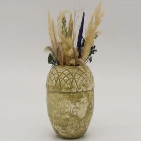 Ghiveci decorativ cu flori artificiale, homs seria A620,17x5.5x9 cm,30363