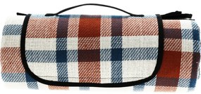 Pătură de picnic Redcliffs Dice roșu și albastru ,150 x 180 cm