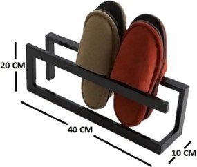 Pantofar hol, V4, 40X10X20 cm, alb