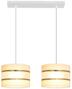 Lustră pe cablu HELEN 2xE27/15W/230V crem