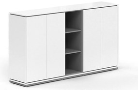 Dulap mediu Creator 202,2 x 44,5 x 115,5 cm, antracit / alb