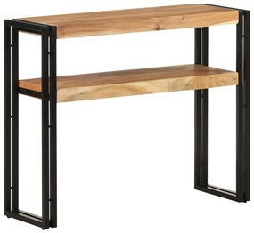 vidaXL Masă consolă, 90x30x75 cm, lemn masiv de acacia