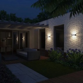 Aplică de exterior SHADES 1xE27/15W/230V IP44 gri Philips