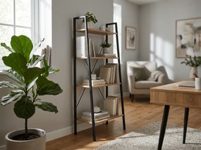 Biblioteca TAYLOR SONOMA 4 polite 147x60 cm, stejar sonoma