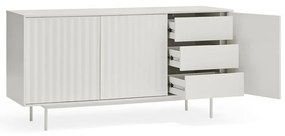 Comodă albă joasă 159x80 cm Sierra – Teulat