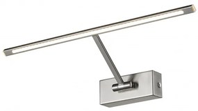 Aplica LED pentru tablou cu brat directionabil Monalisa 46 nickel satin