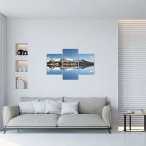 Tablou cu munți și reflectarea lor (90x60 cm)