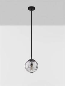 Pendul modern, Metal, Negru, Sticla, Fumurie, ABBACUS