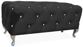 Taburet Hestia velvet negru Blu19
