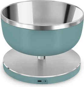 Cantar de bucatarie Smeg Collezione KSC01EGMWW, Pana la 5 kg/5 l, Functie TARA, Afisaj LED, Baza antiderapanta, Baterie incarcabila, Verde smarald
