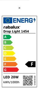 Lampa LED aplicata de mobila bucatarie / oglinda baie IP65 Drop Light 60cm