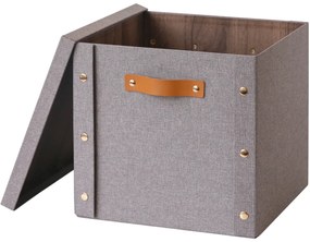 Set de 2 cutii de depozitare cu capac Kitchisimo 30 × 30 × 28 cm, L