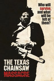 Poster Texas Chainsaw Massacre - Who Will Survive? - Who Will Survive?, (61 x 91.5 cm)