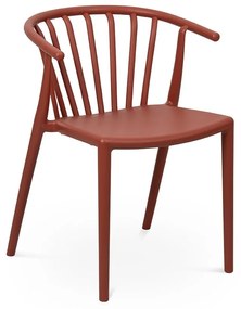 Scaun de grădină maro din plastic Capri – Bonami Essentials