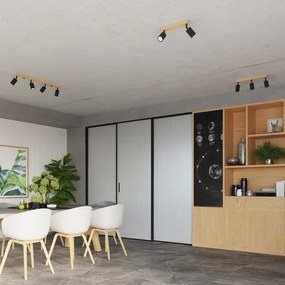 Spot Sollux SL.1291 VERDO 2xGU10/10W/230V negru