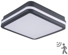 Corp de iluminat LED de exterior cu senzor Brilagi BENE LED/18W/230V 22x22 cm IP54