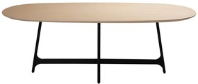 Masă de dining cu blat cu aspect de lemn de stejar 110x220 cm Ooid – DAN-FORM Denmark