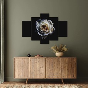 Tablou cu trandafir alb (150x105 cm)