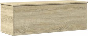 vidaXL Cutie de depozitare, stejar sonoma, 102x35x35cm, lemn prelucrat
