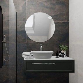 Dulap baie suspendat KolpaSan Blanche 110 cm, pentru lavoar pe blat, antracit Antracit