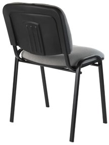 Scaun de conferinta Viva N, picioare negre, gri