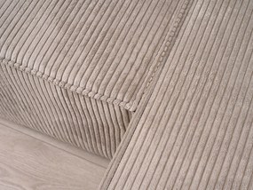 OFERTA Sofa de coltar SMART COSARO bej deschis, reversibila + 2 perne GRATUIT II. calitate