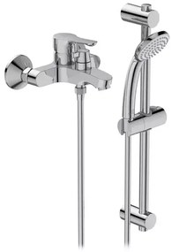 Baterie cada - dus Ideal Standard Alpha crom monocomanda cu set de dus