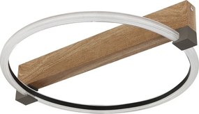 Plafoniera LED metal cu efect de lemn FLETCHER